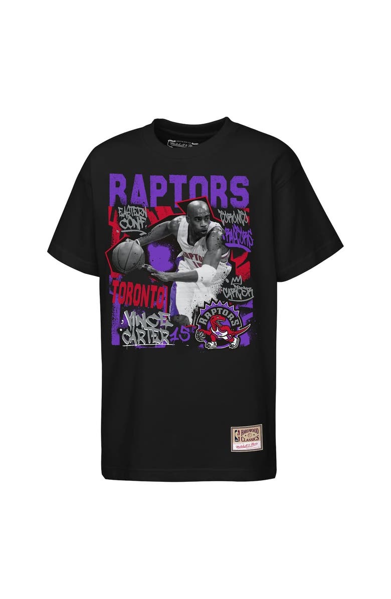 Mitchell & Ness Youth Mitchell & Ness Vince Carter Black Toronto Raptors Star Moment T-Shirt, Main, color, Black
