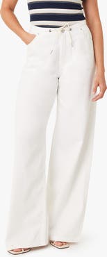 Habitual Lia Drawstring Wide Leg Jeans