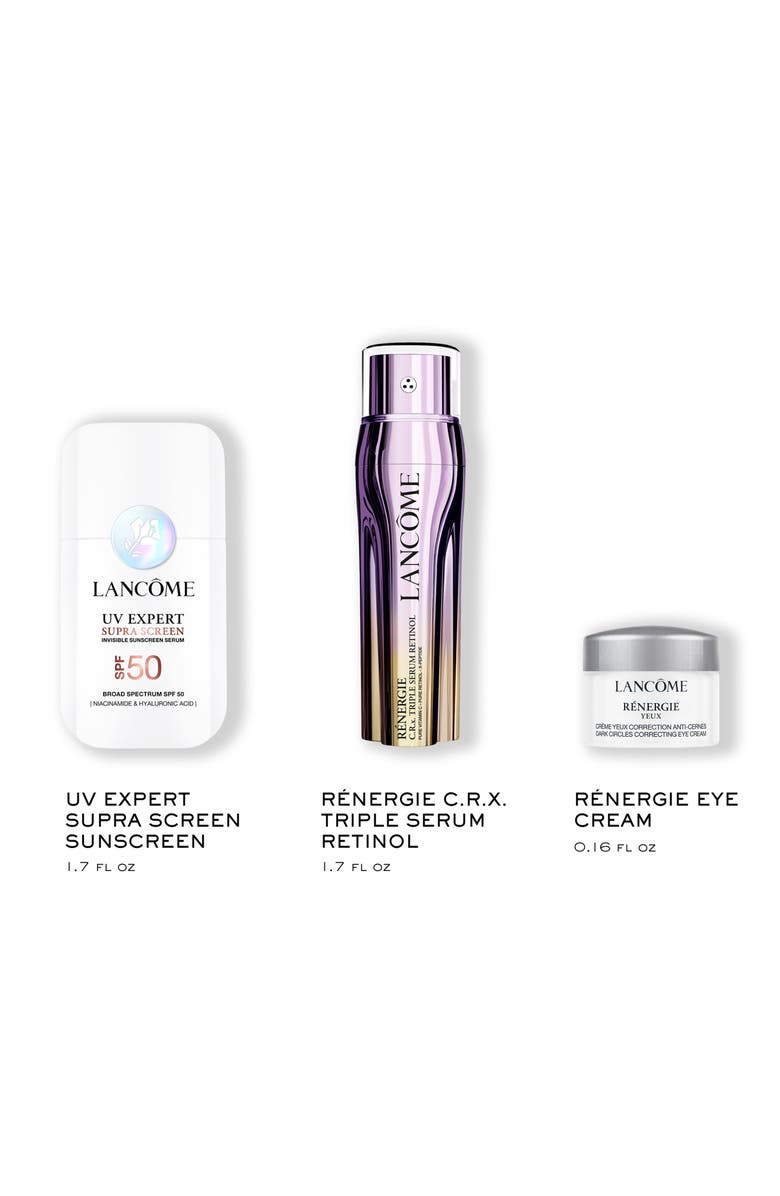 Lancôme Supra Screen Sunscreen SPF 50+ & Rénergie Retinol Mother's Day Skin Care Set $218 Value, Alternate, color,