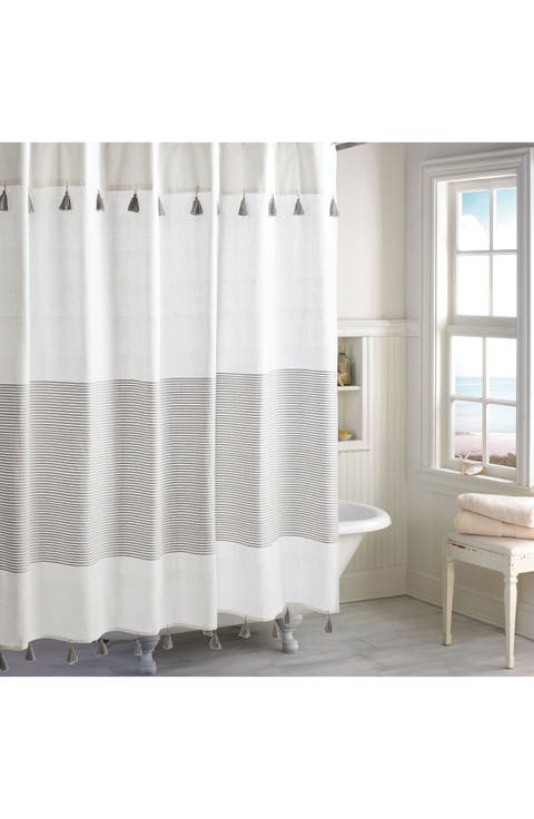 Panama Stripe Shower Curtain