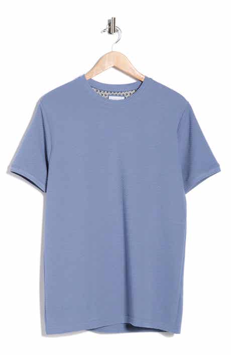 DENIM AND FLOWER Geometric Textured Knit T-Shirt