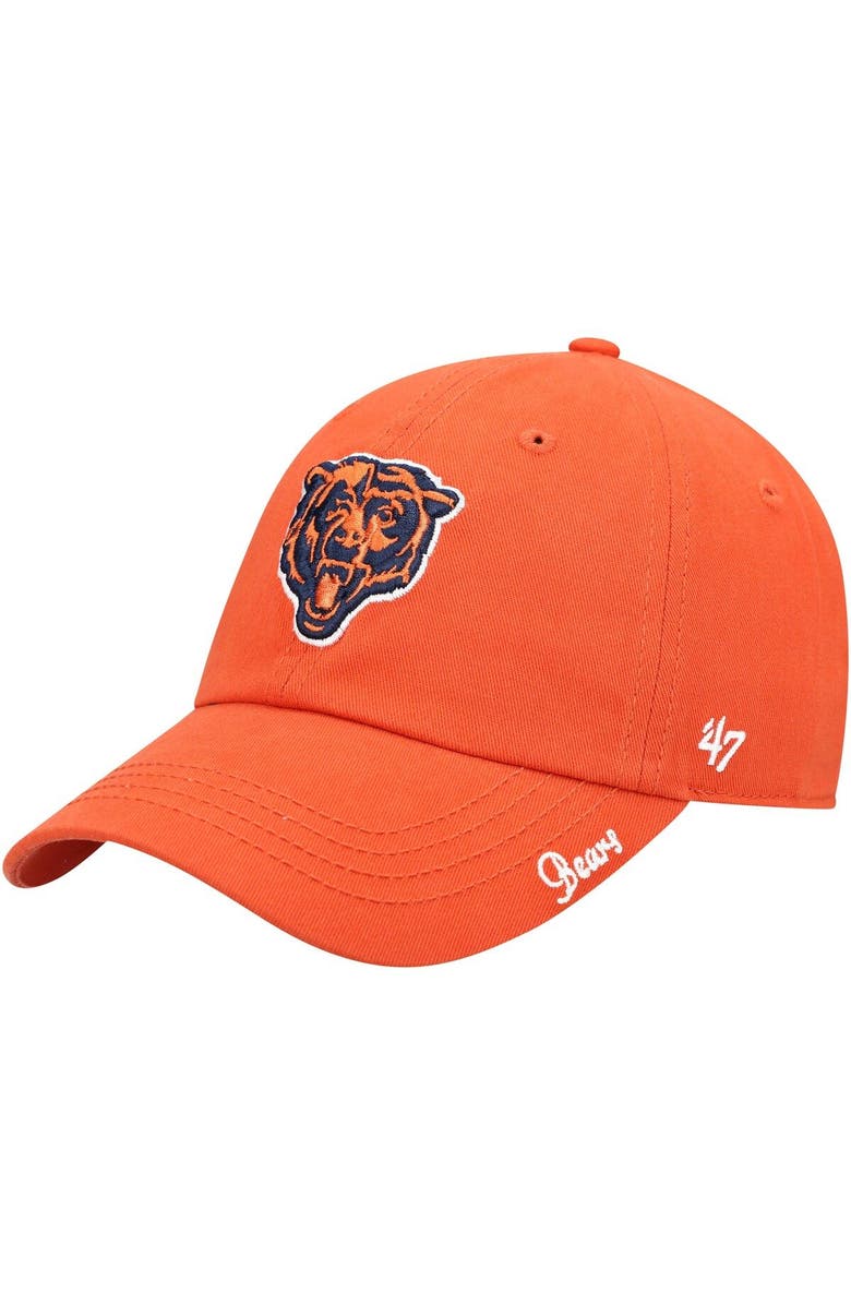 '47 Women's '47 Orange Chicago Bears Miata Clean Up Secondary Adjustable Hat, Main, color, Orange