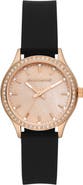 SKECHERS Starline Silicone Strap Watch, 34mm