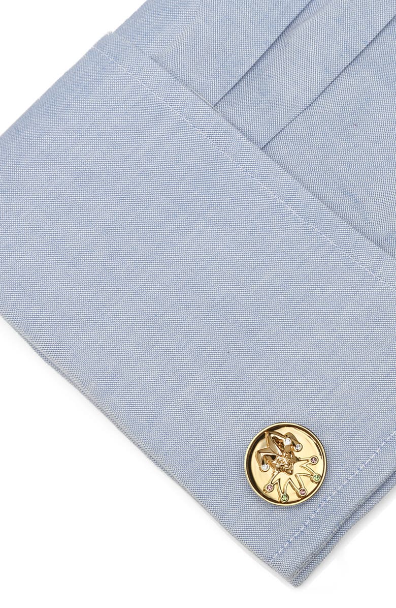 Cufflinks, Inc. Joker Cuff Links, Alternate, color, Gold