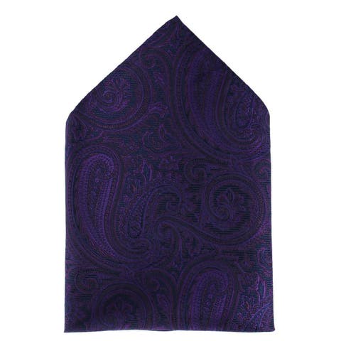 Sobee Paisley Silk Pocket Square