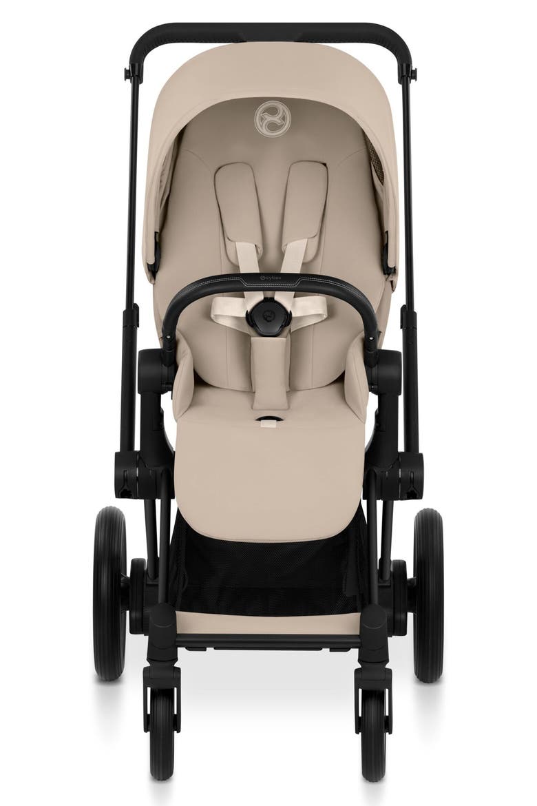 e-Priam Electronic Smart Stroller – Platinum Collection, Alternate, color, MATTE BLACK/ COZY BEIGE