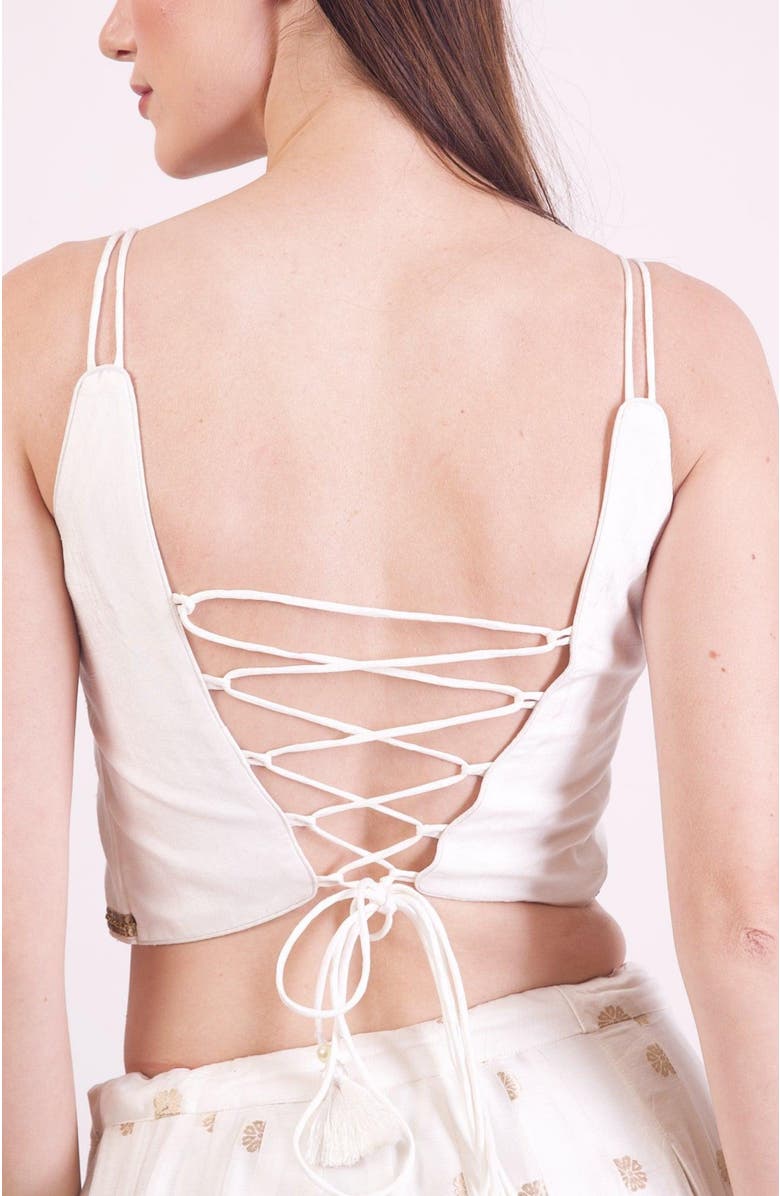 RAAS Neve Sequins Embroidered Blouse, Alternate, color, White