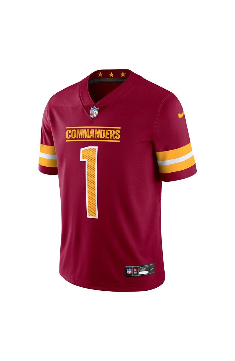 Nike Men's Nike Jahan Dotson Burgundy Washington Commanders  Vapor Untouchable Limited Jersey, Alternate, color, 