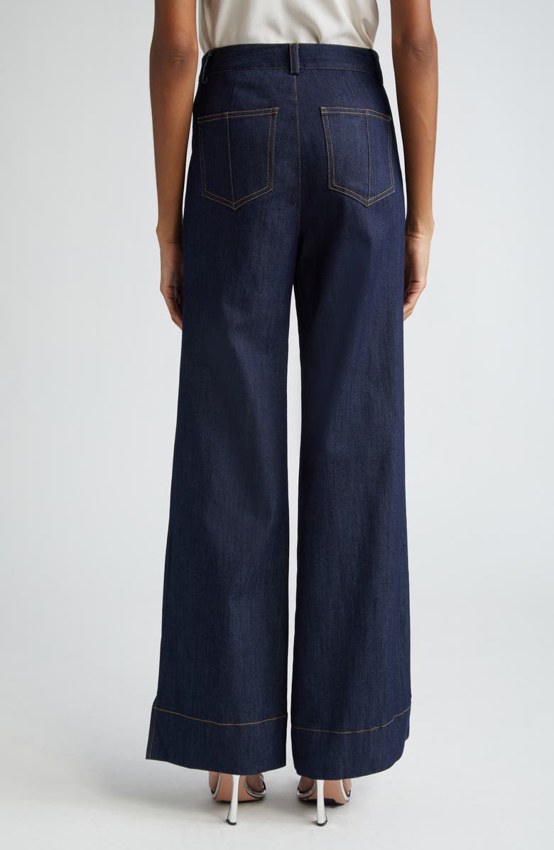 Cinq à Sept Benji Wide Leg Jeans, Alternate, color, Indigo
