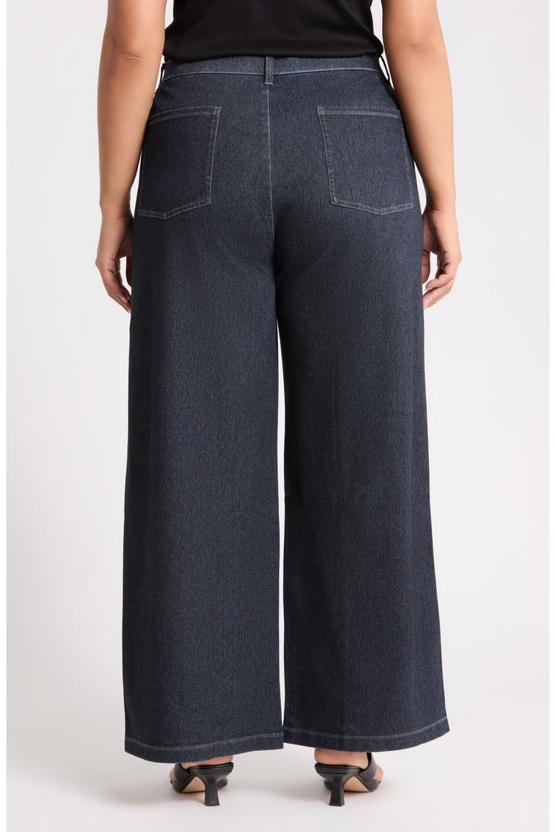 Wide Leg Jeans, Alternate, color, DARK WASH