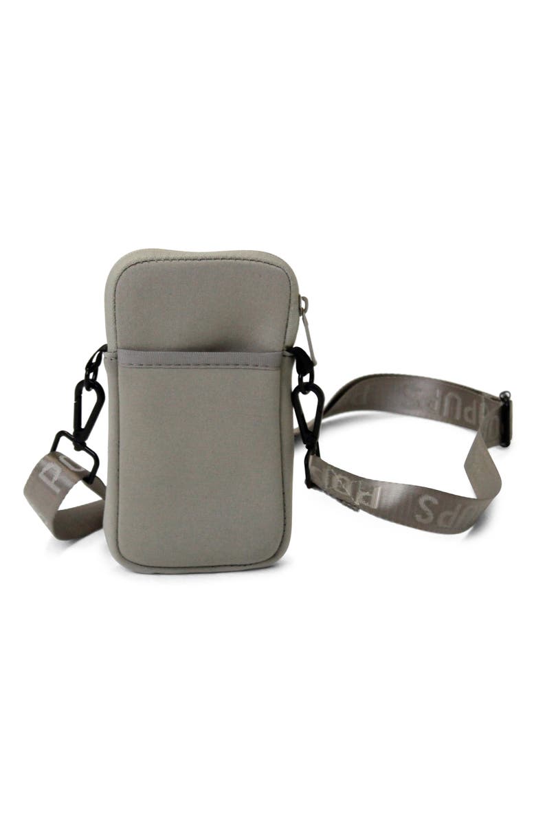 POP UPS BRAND Water Resistant Phone Crossbody Bag, Main, color, Taupe
