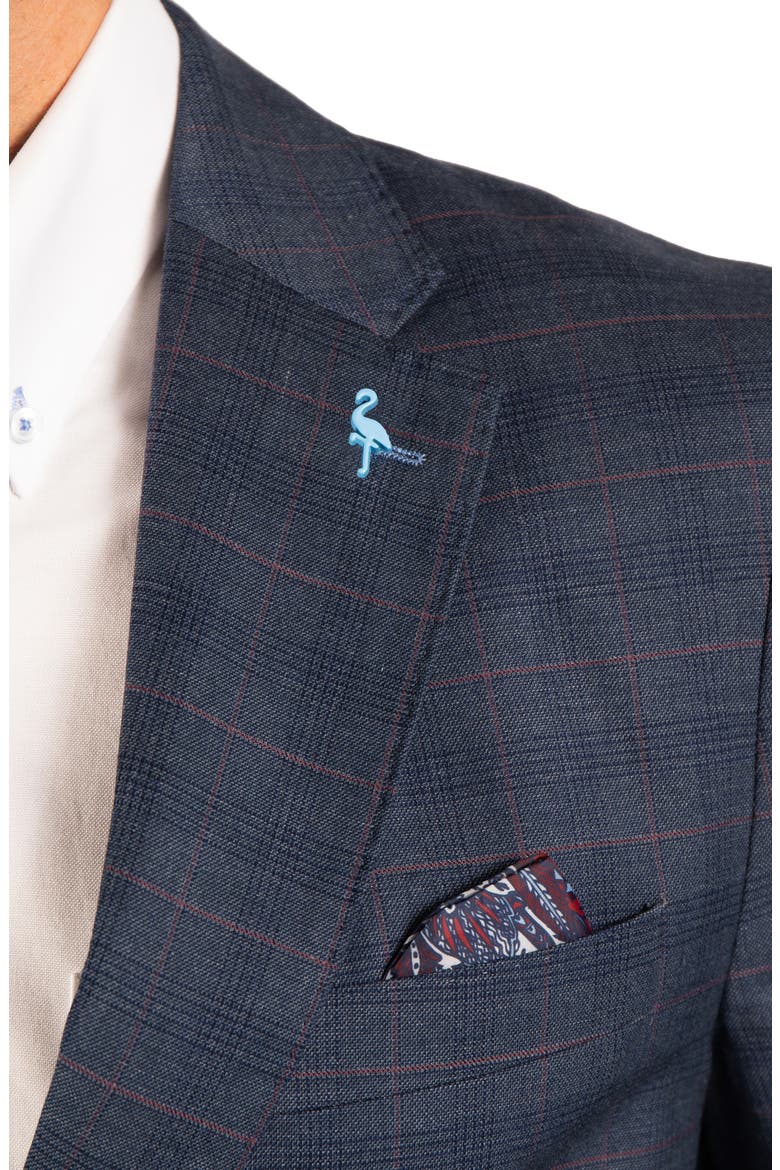Plaid Sport Coat, Alternate, color, CHARCOAL