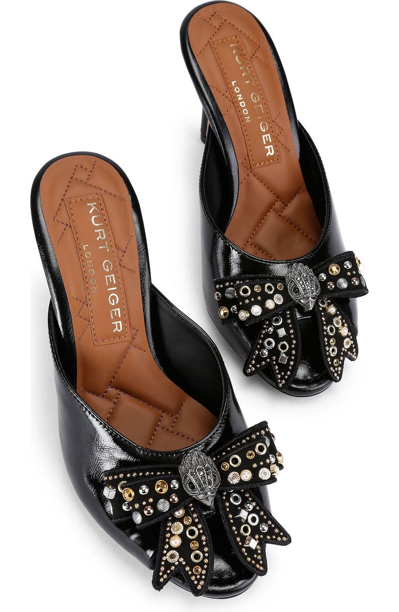 Kurt Geiger London Belgravia Stud Bow Slide Sandal, Alternate, color,