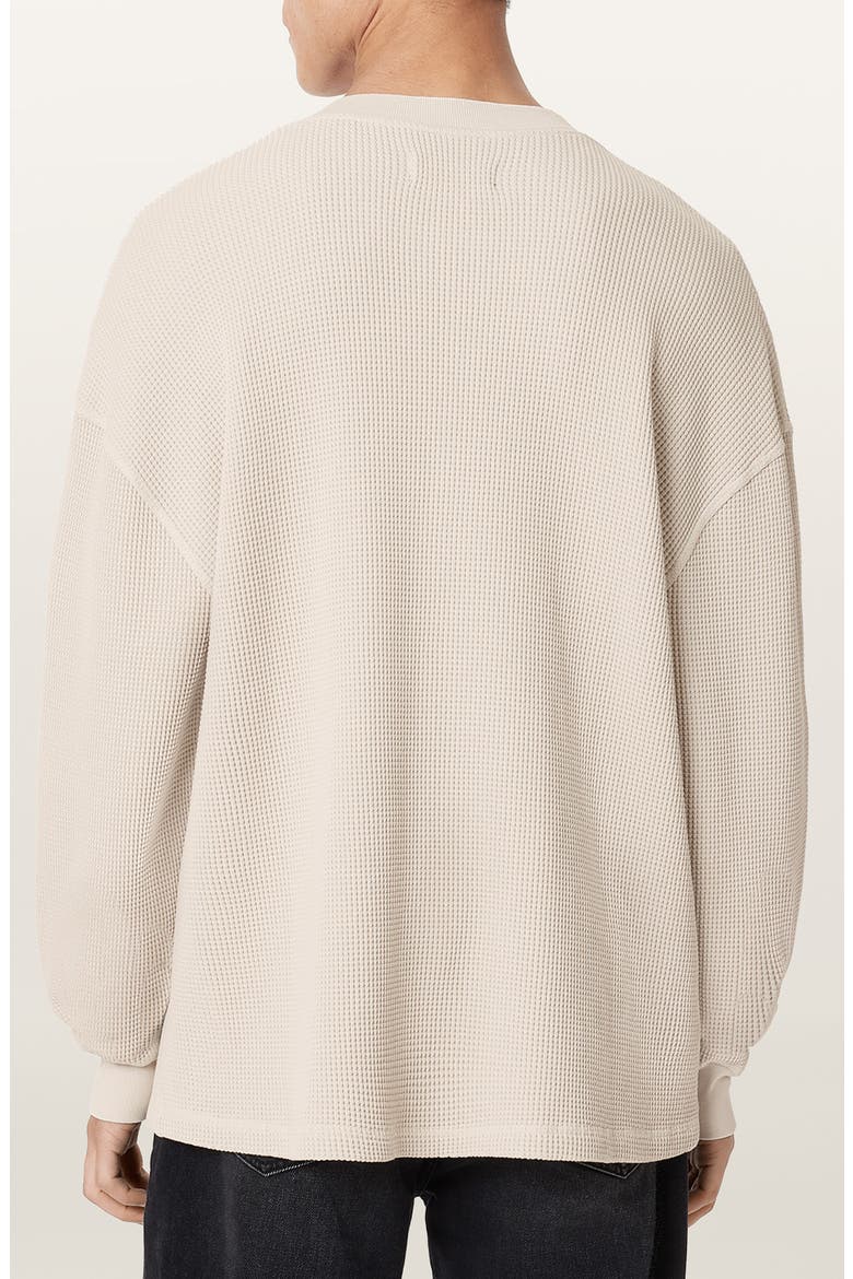 Lex Waffle Long Sleeve T-Shirt, Alternate, color, BIRCH WHITE