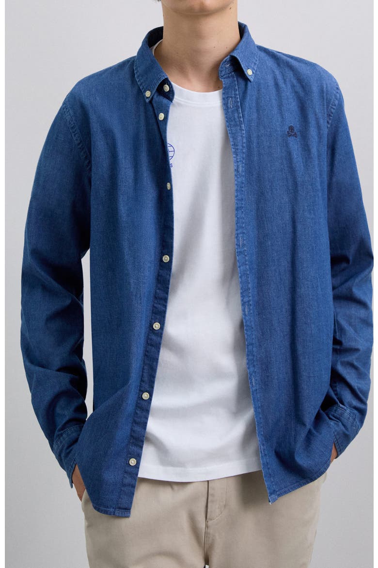 Alphasbdshirt Kids, Alternate, color, Denim