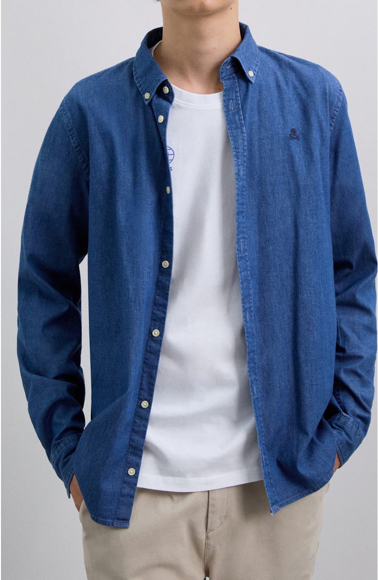 Scalpers Alphasbdshirt Kids, Alternate, color, Denim