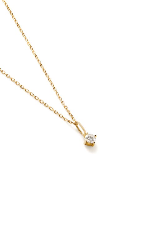 Diamond Necklace - Gold Dainty Diamond Necklace