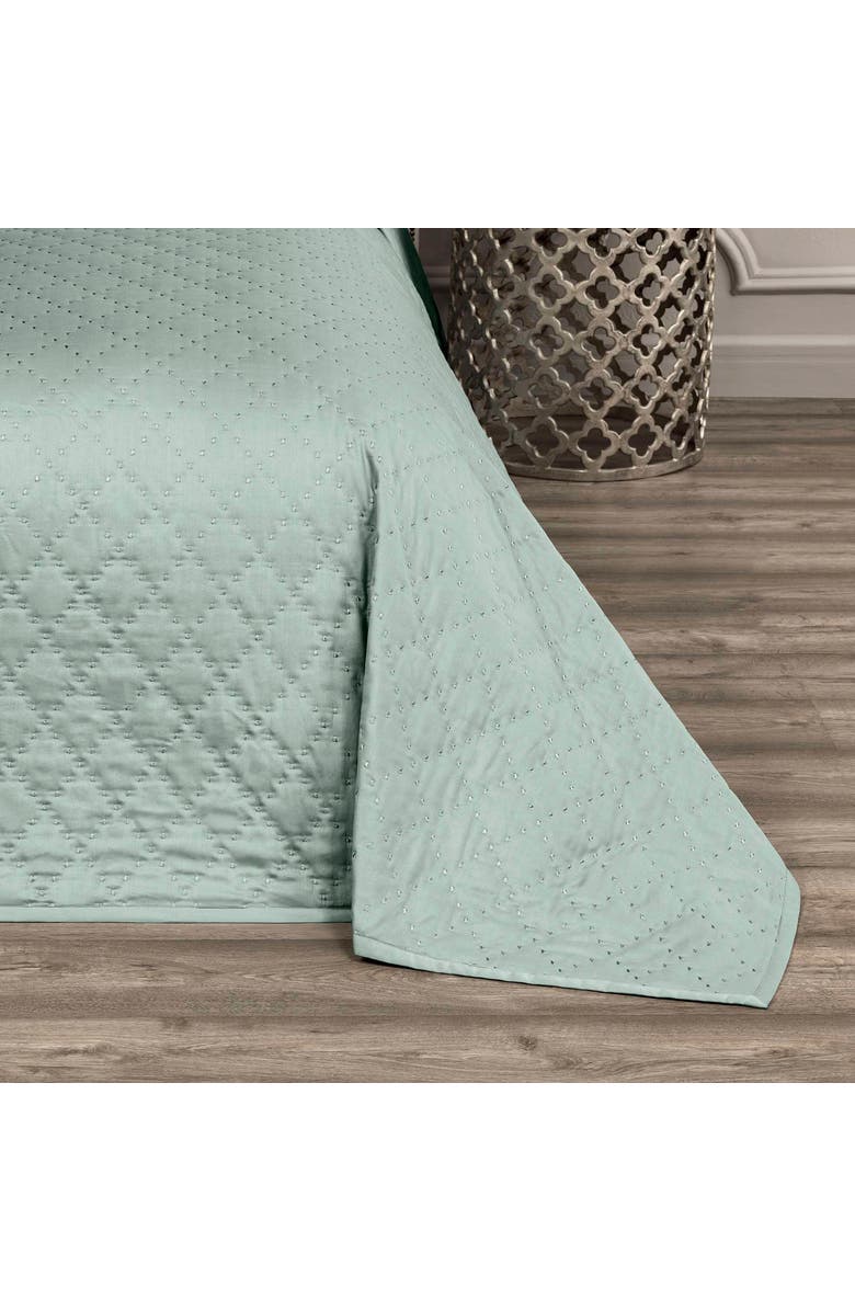 Togas Mistik Bedcover, Alternate, color, Blue-Green
