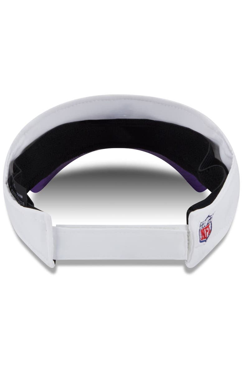 Men's New Era  White/Purple Minnesota Vikings 2025 NFL Training Camp Adjustable Visor, Alternate, color, White