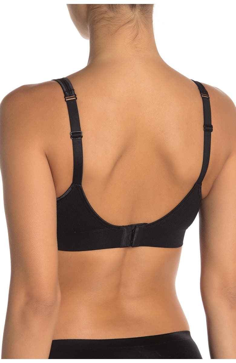 Felina Deep V-Neck Seamless Bra, Alternate, color, 