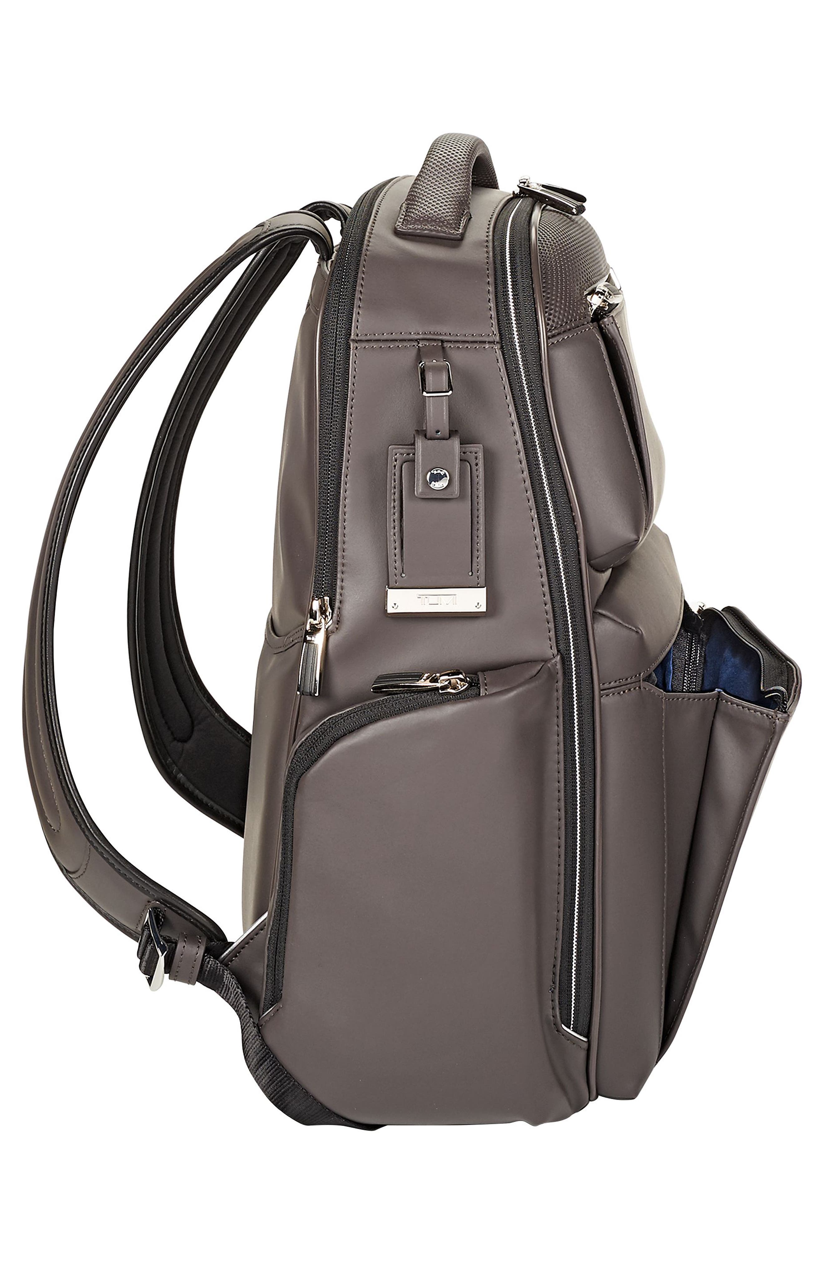 Tumi Arrivé - Bradley Leather Backpack, Alternate, color, 