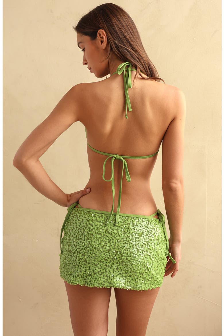 Headliner Mini Skirt, Alternate, color, Moss Green