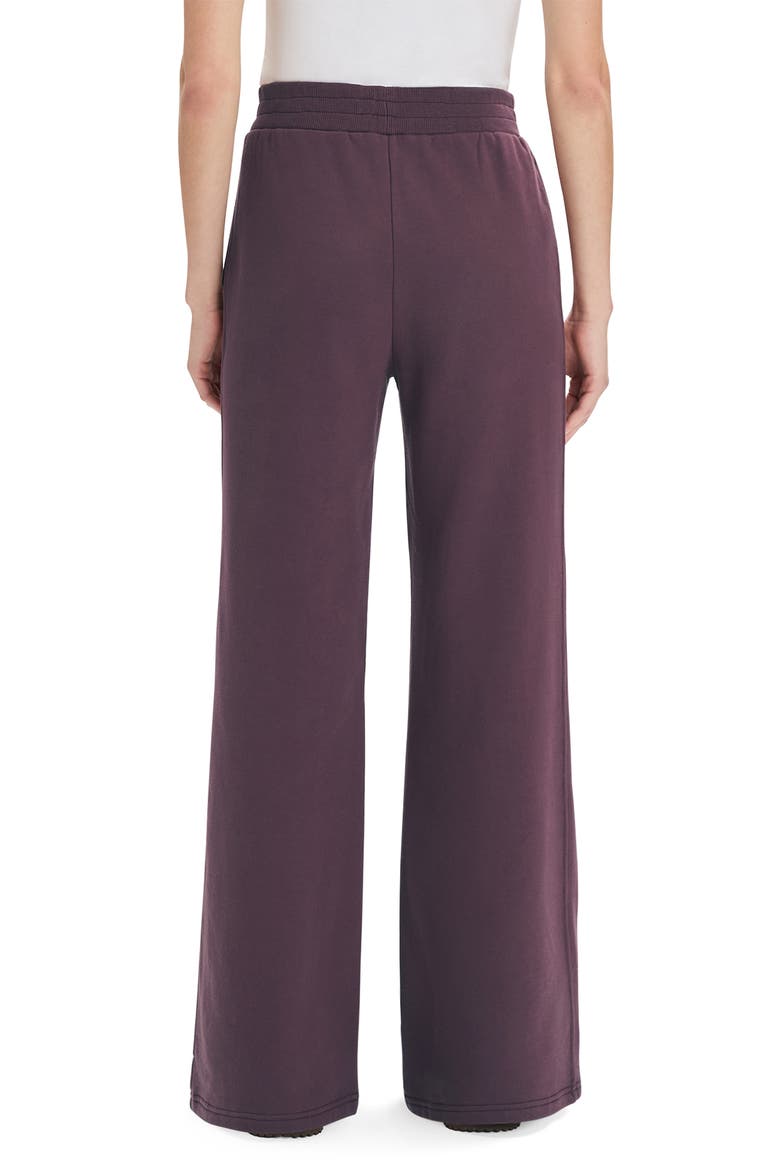 The Boxer Cotton Wide Leg Pants, Alternate, color, BURGUNDY DAHLIA