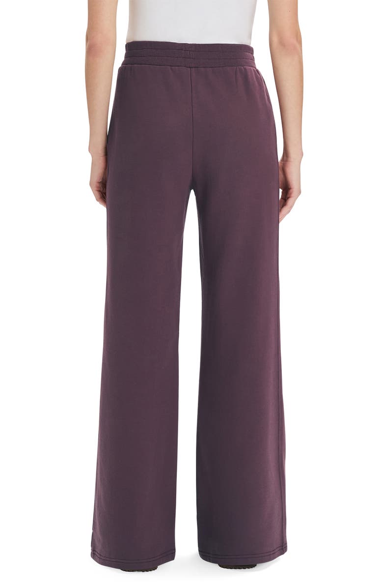 Favorite Daughter The Boxer Cotton Wide Leg Pants, Alternate, color, Burgundy Dahlia