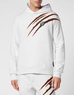 PLEIN SPORT Hoodie Sweatshirt Scratch Men