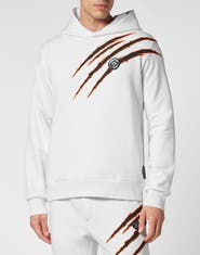 PLEIN SPORT Hoodie Sweatshirt Scratch Men