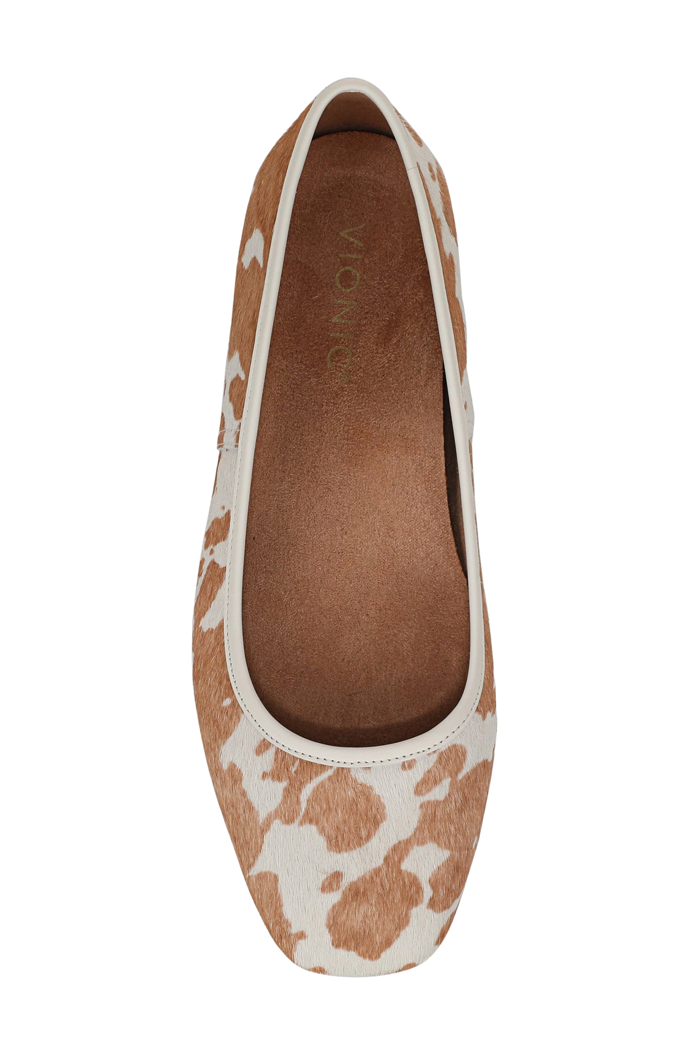 Orinda Square Toe Flat, Alternate, color, BROWN MULTI