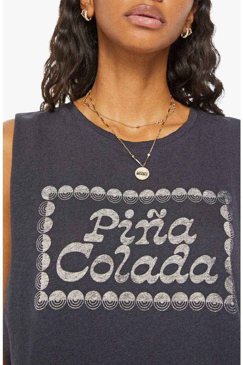 The Little Goodie Goodie Piña Colada Graphic Crop Tank, Alternate, color, PINA COLADA