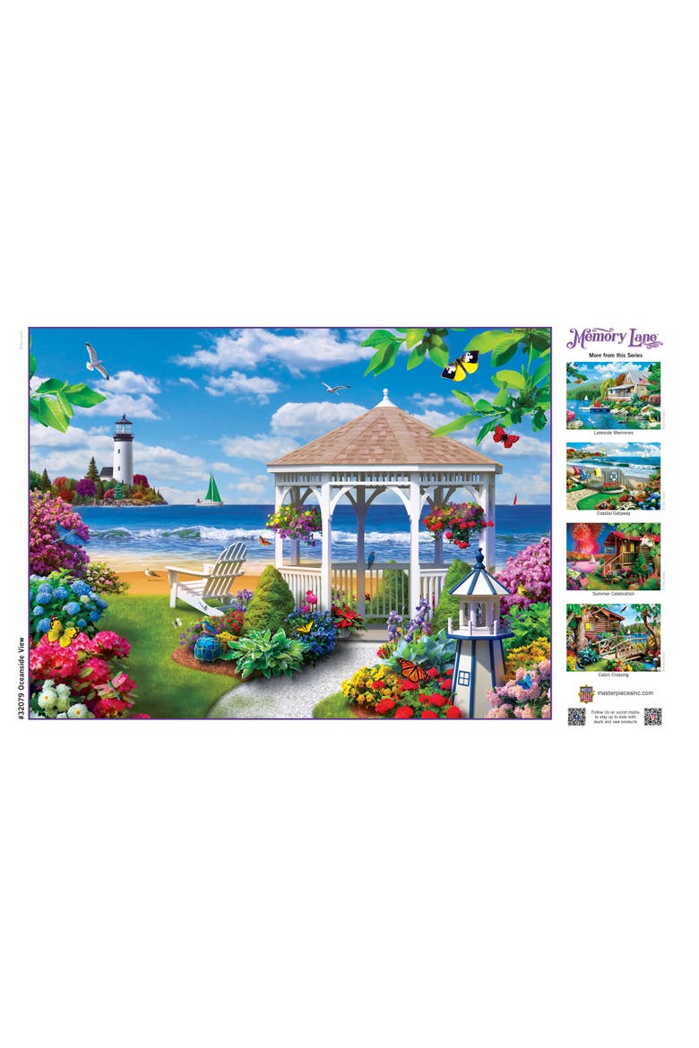 Oceanside View 300 Piece Jigsaw Puzzle, Alternate, color, Multicolor