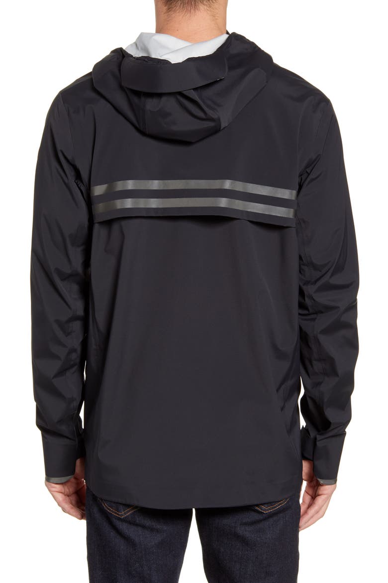 Nanaimo Windproof/Waterproof Jacket, Alternate, color, BLACK