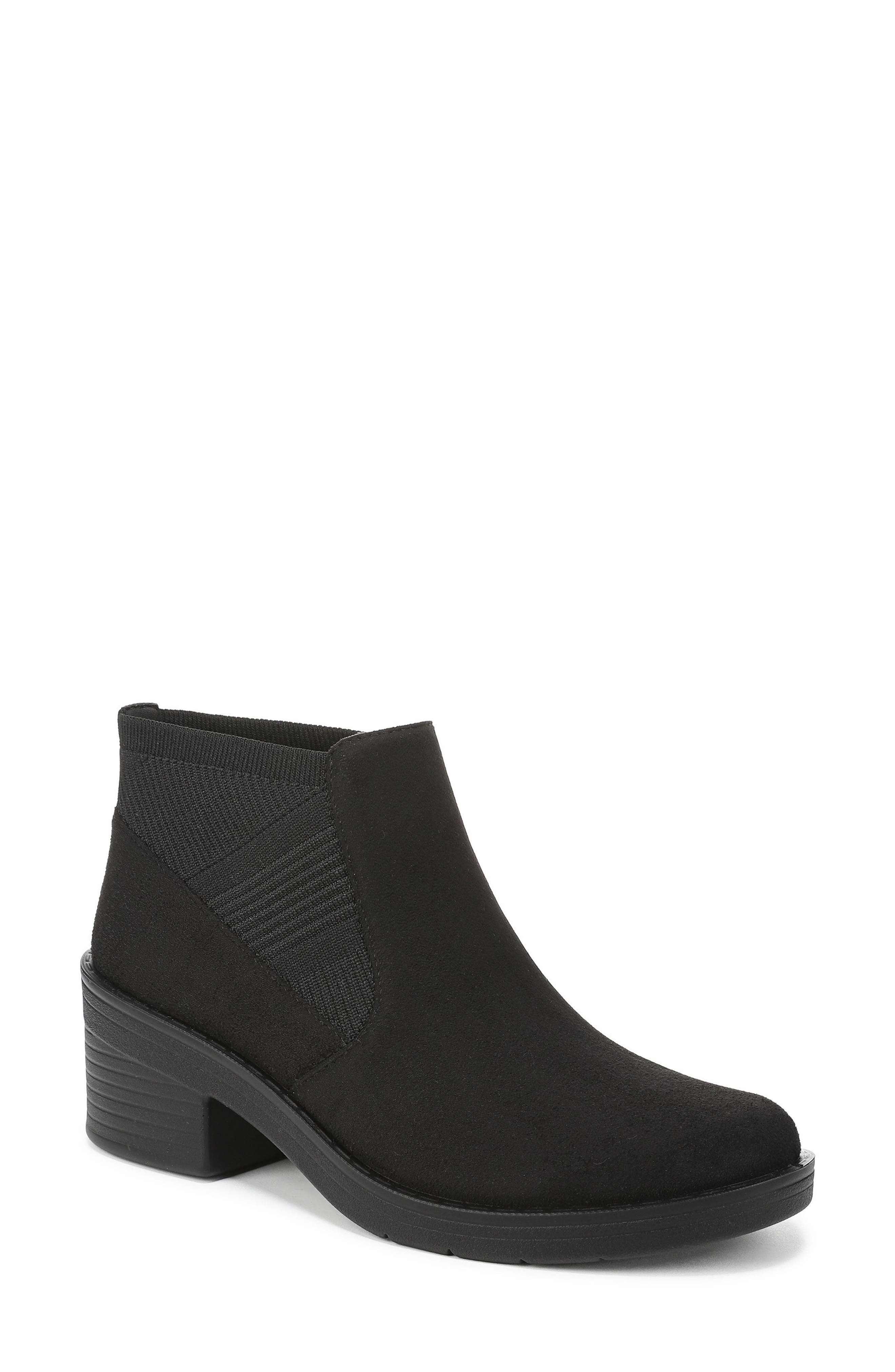 LifeStride Outlook Knit Ankle Boot, Main, color, Black