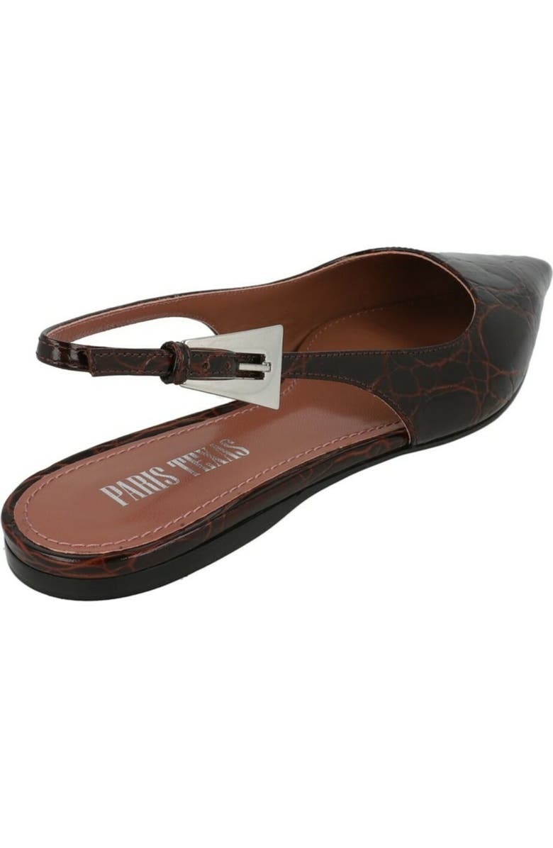 Paris Texas Jessica Pointed Toe Slingback Flat, Alternate, color,