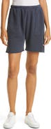 THE GREAT. The Patch Pocket Cotton Sweat Shorts