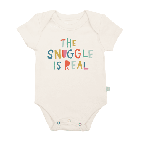 Organic Baby Graphic Bodysuit | Snuggle is Real (baby)