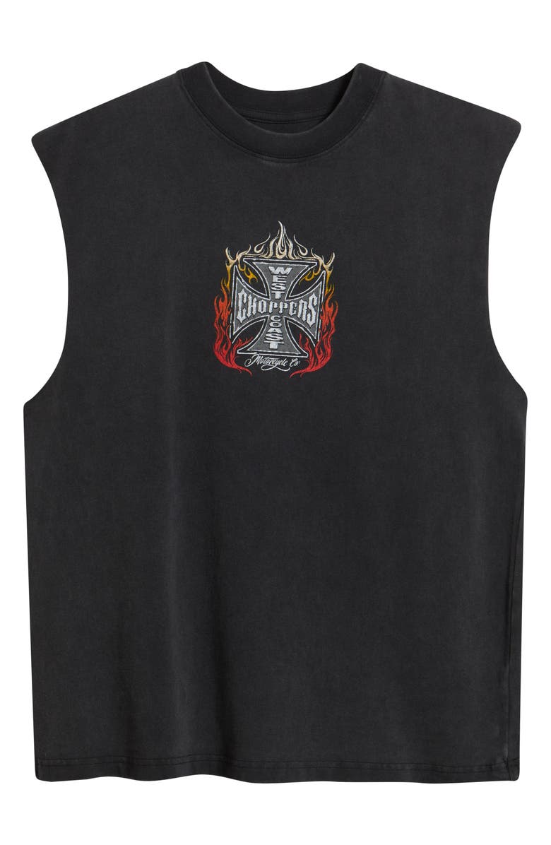 ID Supply Co West Coast Choppers Tank, Alternate, color, Washed Black