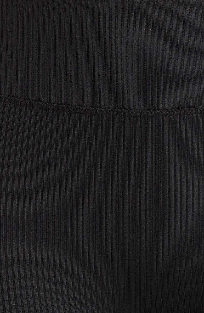 Year of Ours Ribbed Layered Leggings, Alternate, color, Black/White