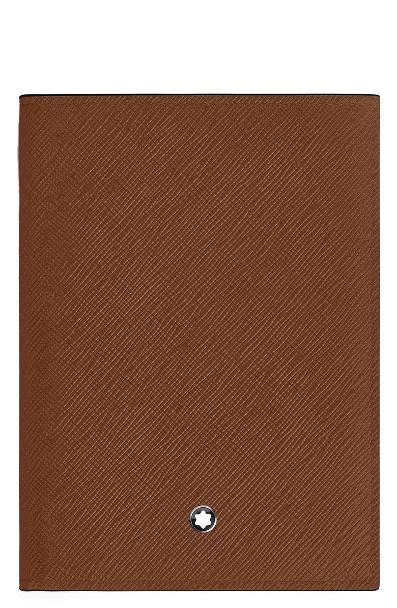 Montblanc Sartorial Leather Passport Case, Main, color, Fauve