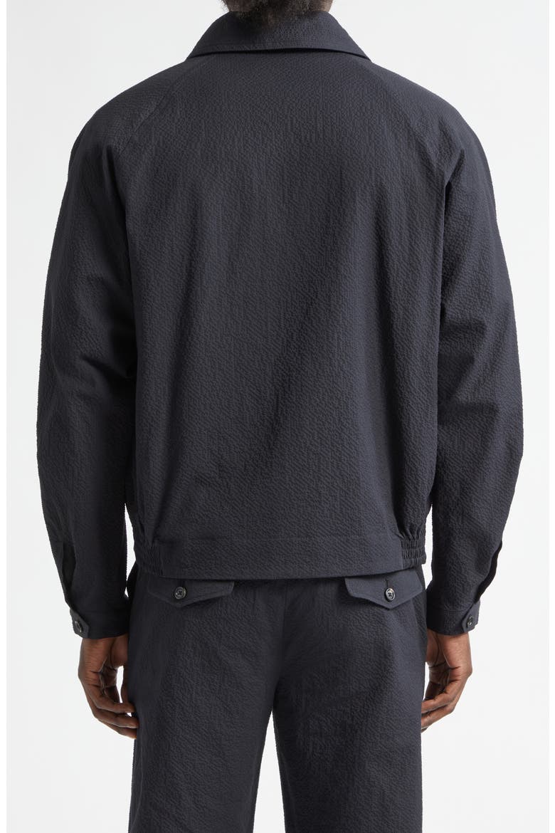 Seersucker Coach's Jacket, Alternate, color, DARK NAVY