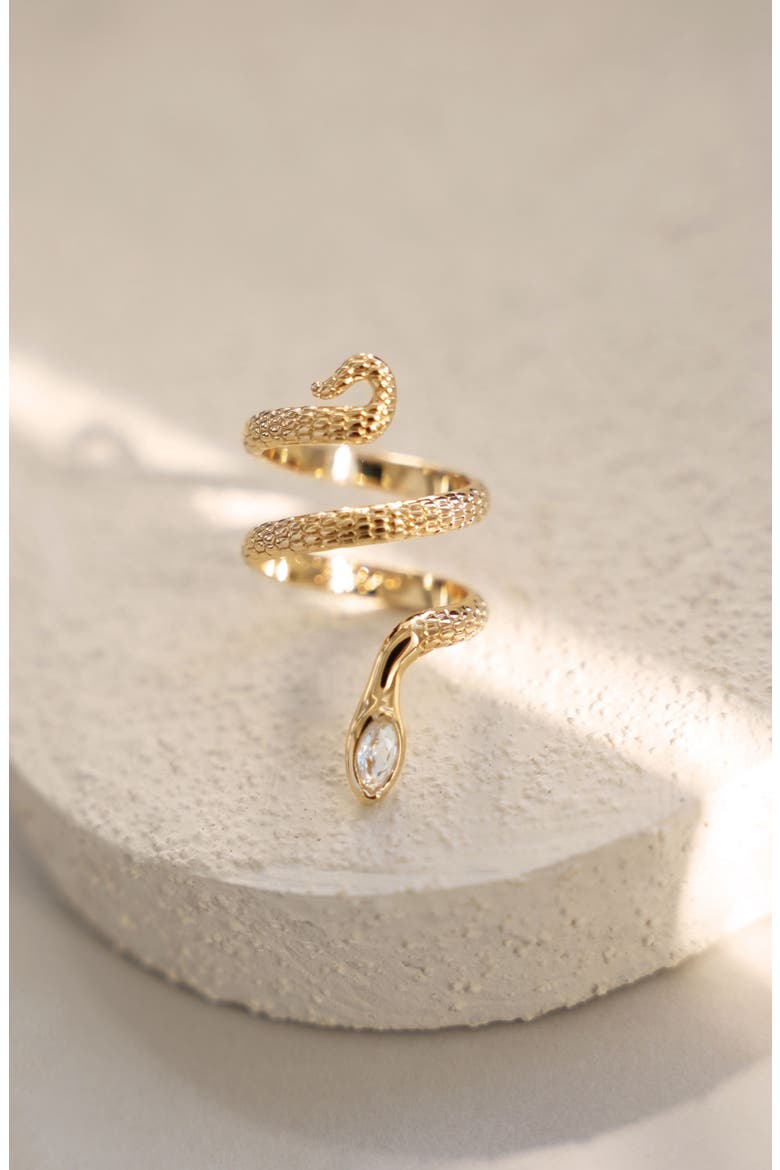 Majestic Serpent Ring, Alternate, color, GOLD