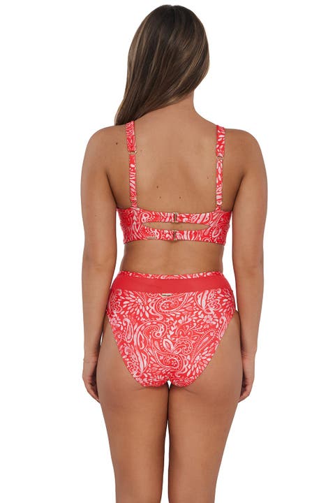 Annie High Waist Bikini Swim Bottoms