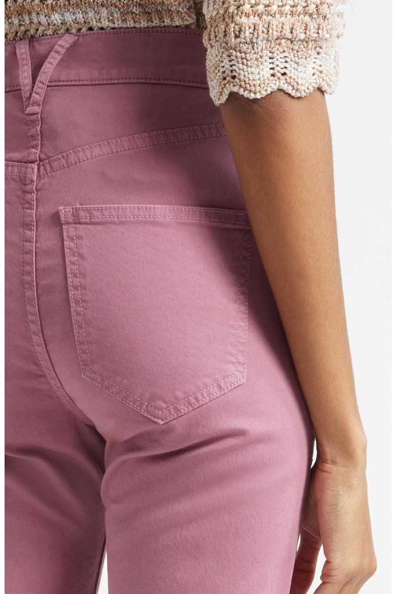 Crosbie Stitch Pocket High Waist Wide Leg Pants, Alternate, color, ORCHID HAZE