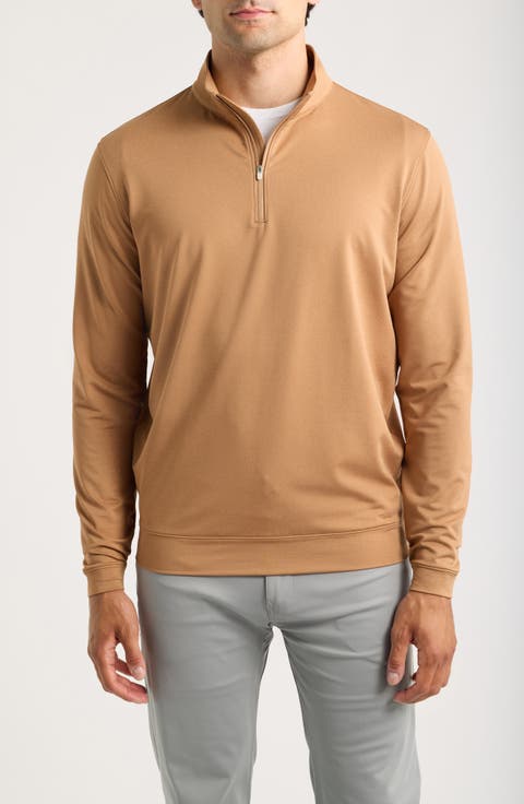 Perth Mélange Performance Quarter-Zip Pullover