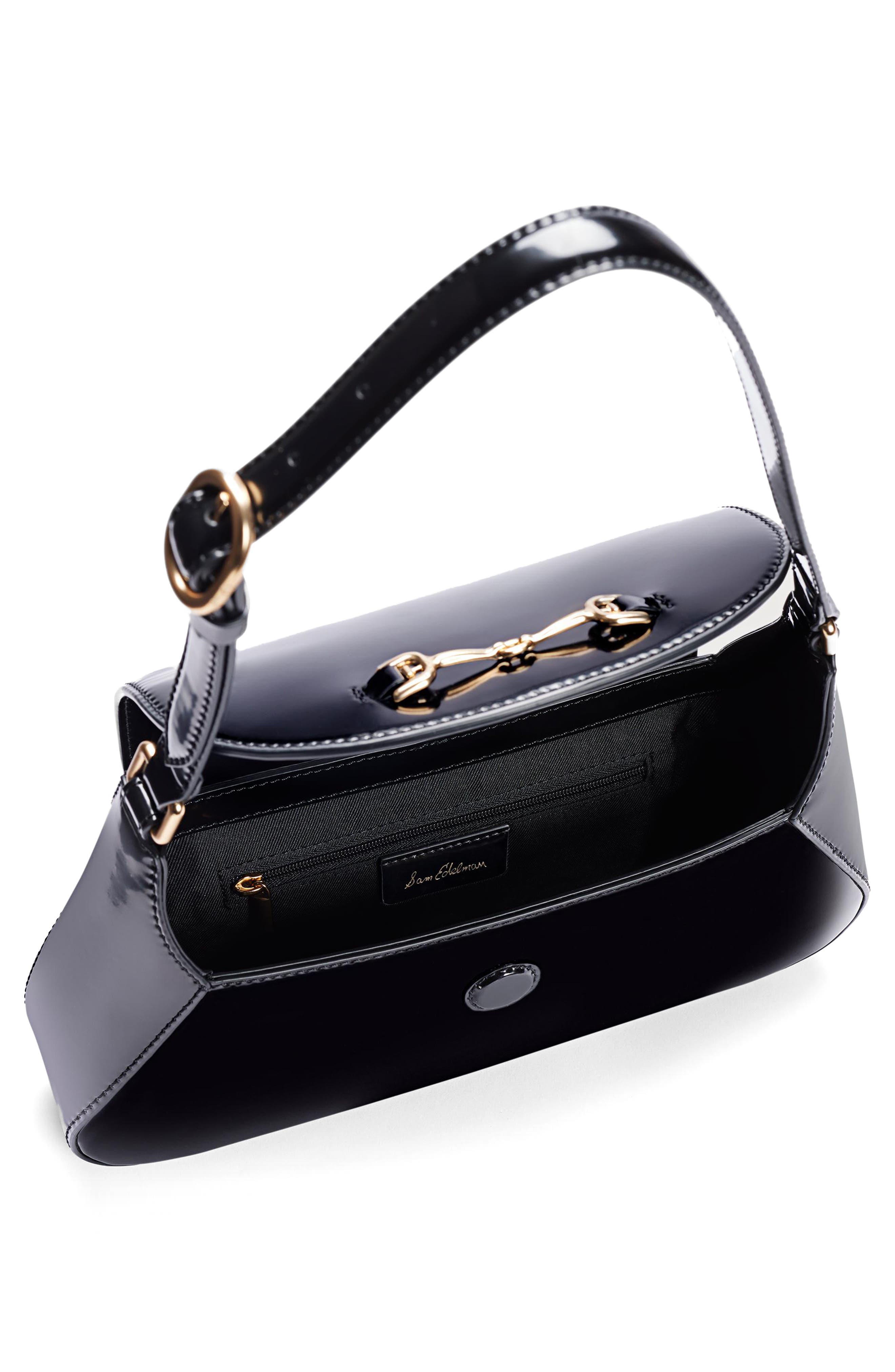 Sam Edelman Loraine Flap Leather Shoulder Bag, Alternate, color, 