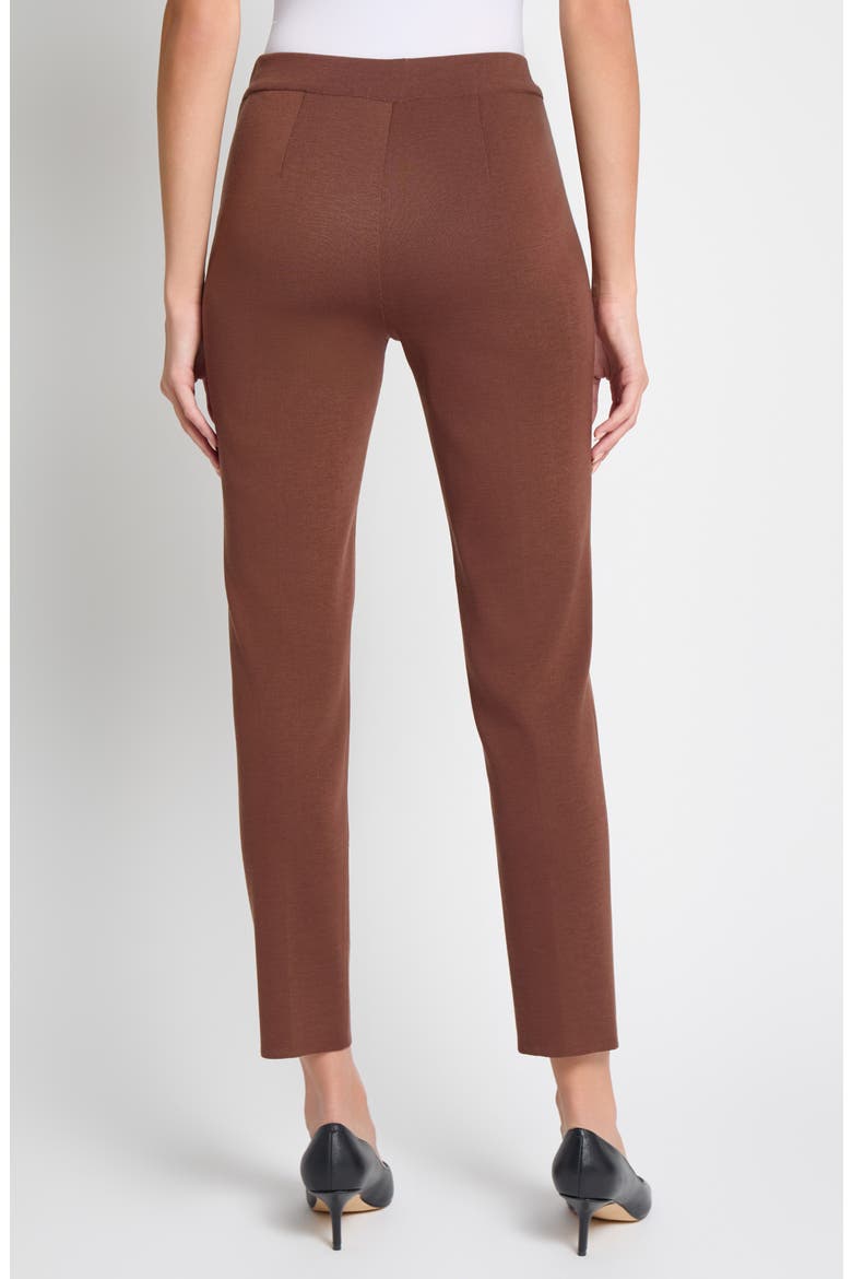 Nancy Slim Leg Knit Pants, Alternate, color, TRUFFLE