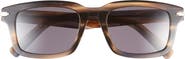 DIOR Blacksuit S16I 52mm Rectangular Sunglasses