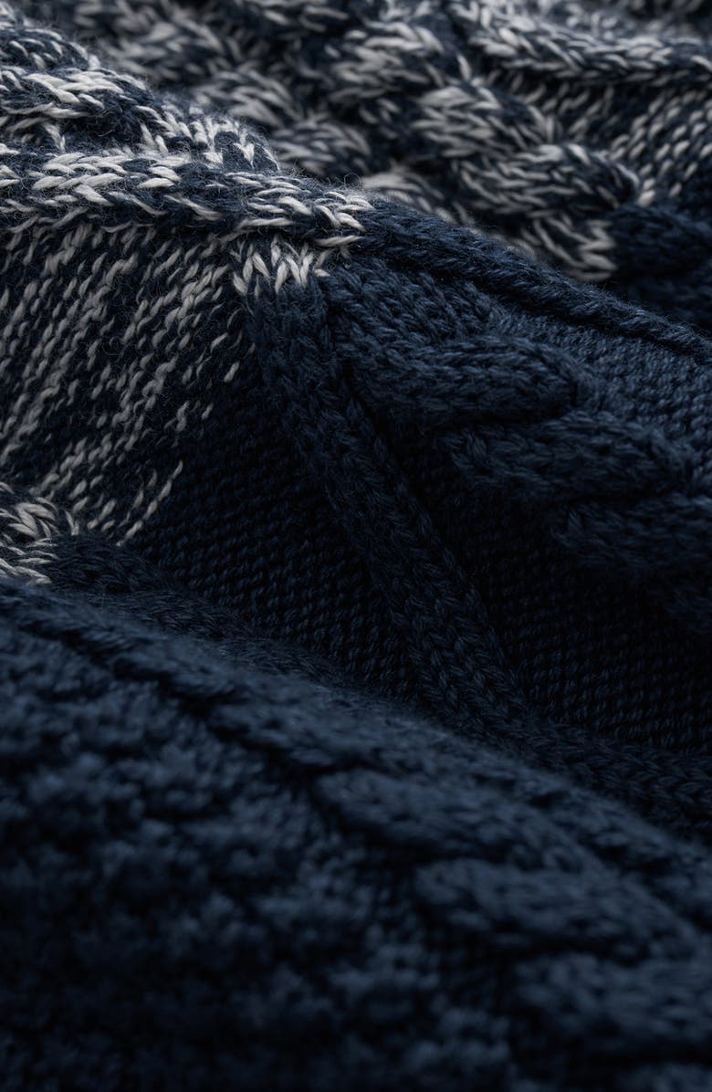 Brooks Brothers Cable Knit Supima<sup>®</sup> Cotton Sweater, Alternate, color, 